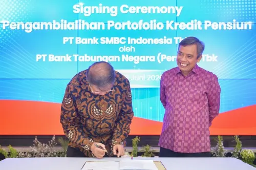 BTN Resmi Ambil Alih Portofolio Kredit Pensiun SMBC Indonesia